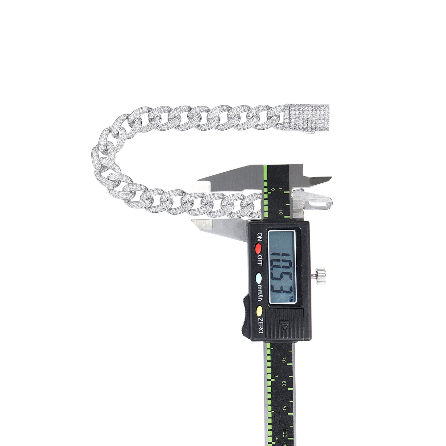 Moissanite Grace Silver Bracelet – Platinum-Plated S925 Silver