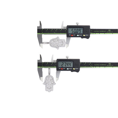 Luxurious S925 Silver Pendant Necklace with Premium Moissanite and Platinum Plating